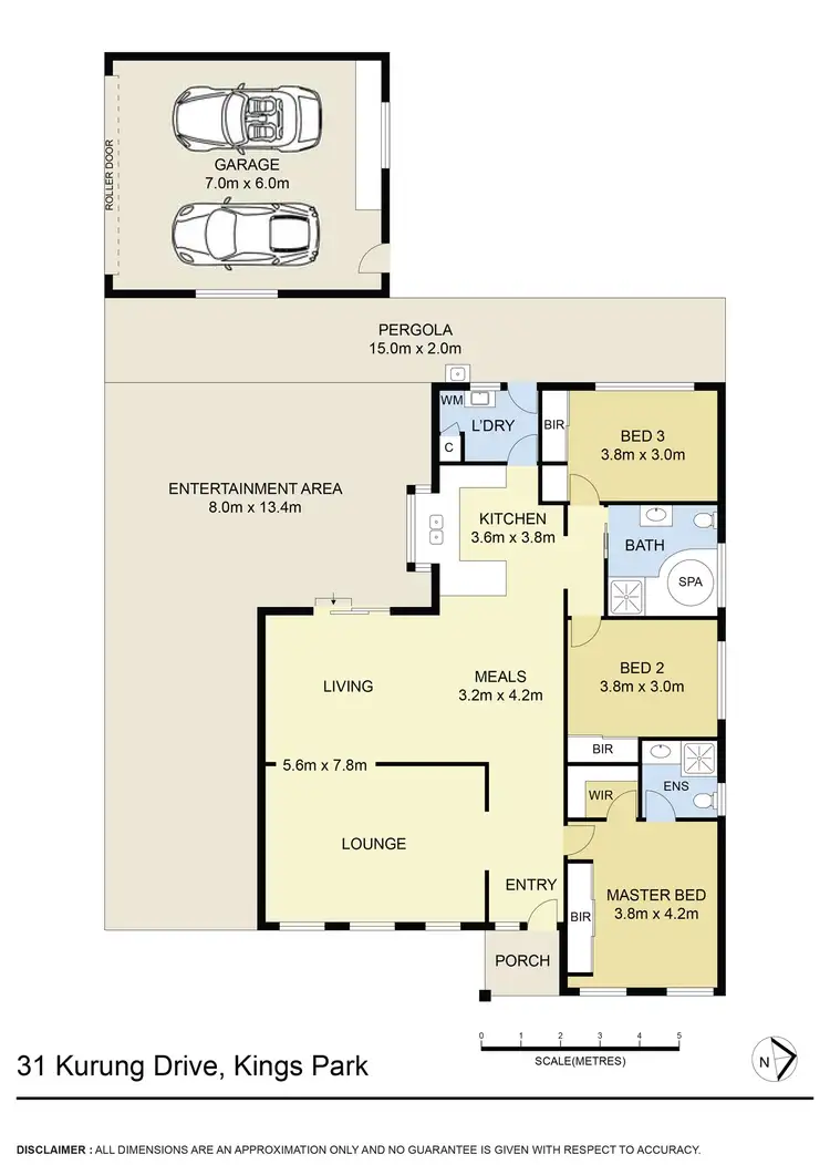 Floorplan of Homely house listing, 31 Kurung Drive, Kings Park VIC 3021