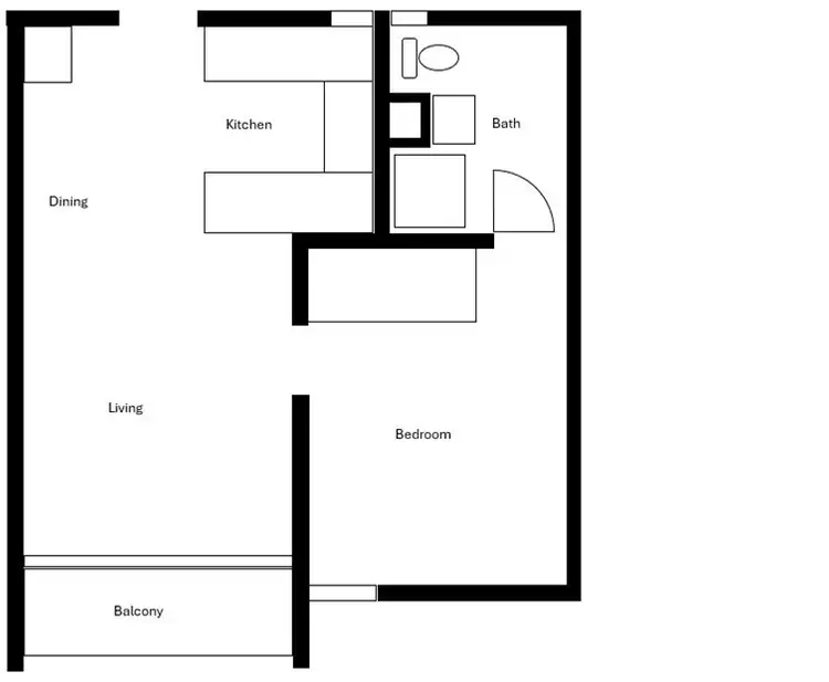 Floorplan of Homely apartment listing, 510/365 Cambridge Street, Wembley WA 6014