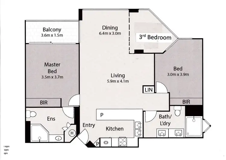 Floorplan of Homely unit listing, 70 Remembrance, Surfers Paradise QLD 4217