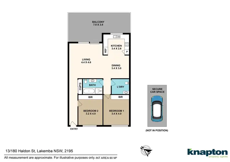 Floorplan of Homely unit listing, 13/180 Haldon Street, Lakemba NSW 2195