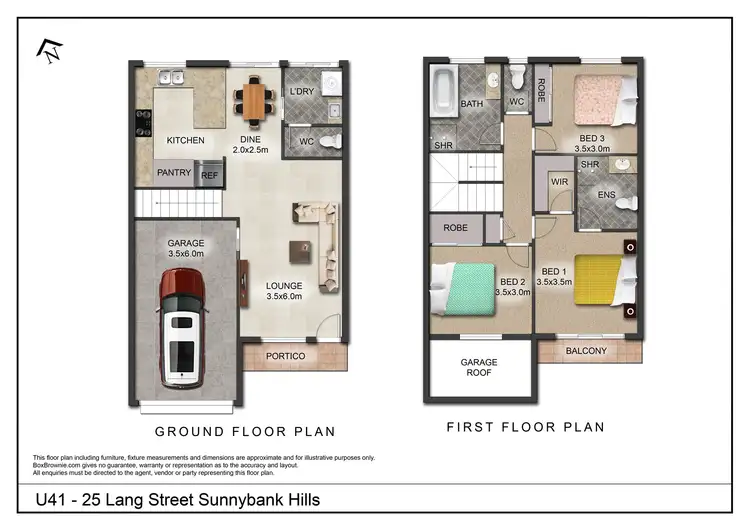 Floorplan of Homely townhouse listing, 41/25 Lang Street, Sunnybank Hills QLD 4109