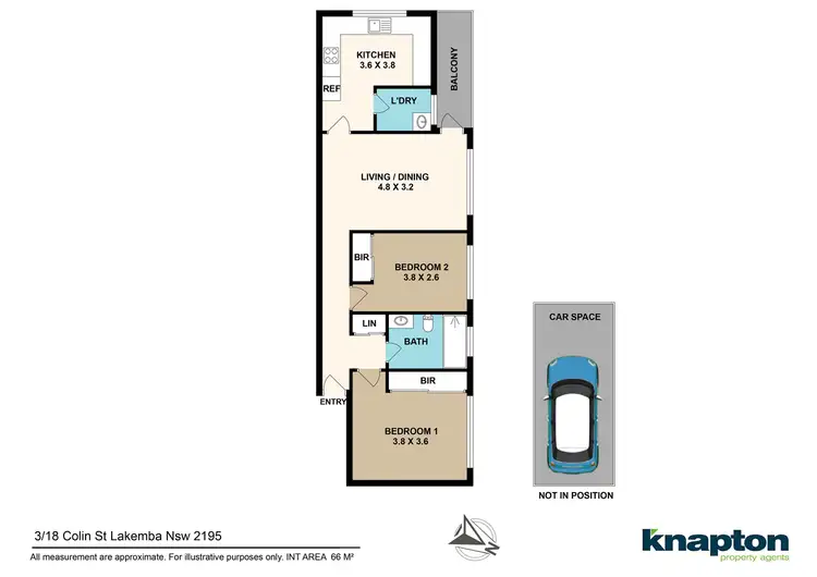 Floorplan of Homely unit listing, 3/18 Colin Street, Lakemba NSW 2195