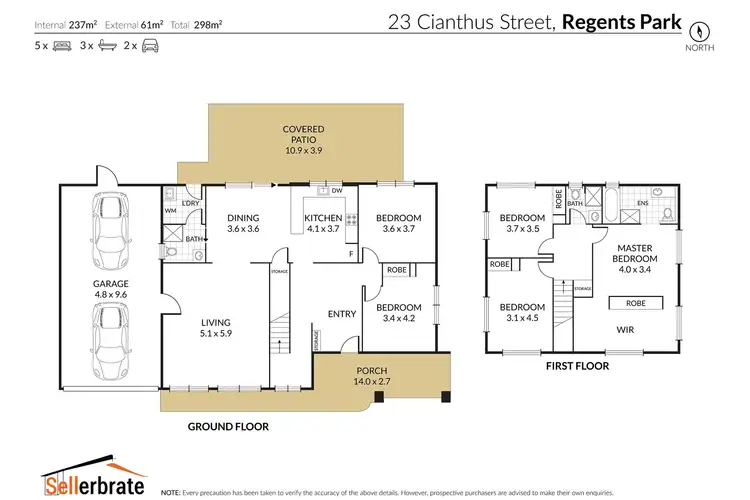 Floorplan of Homely house listing, 23 Cianthus Street, Regents Park QLD 4118