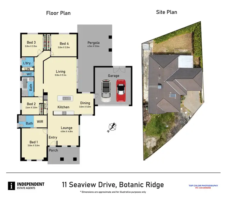 Floorplan of Homely house listing, 11 Seaview Drive, Botanic Ridge VIC 3977