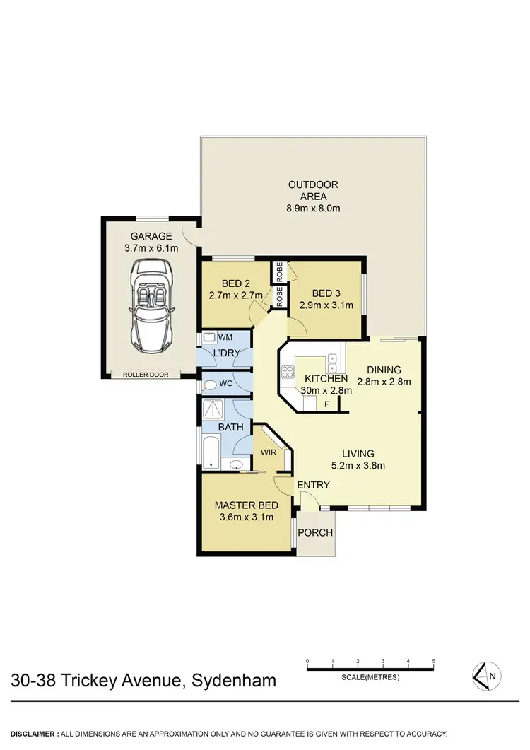 Floorplan of Homely unit listing, 6/30-38 Trickey Avenue, Sydenham VIC 3037