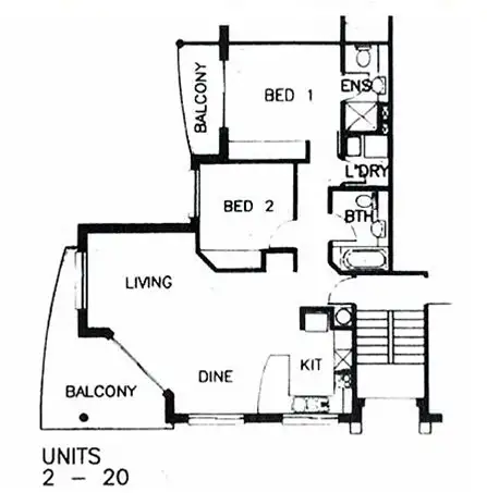 Floorplan of Homely unit listing, 20/12 Lloyd Street, Southport QLD 4215