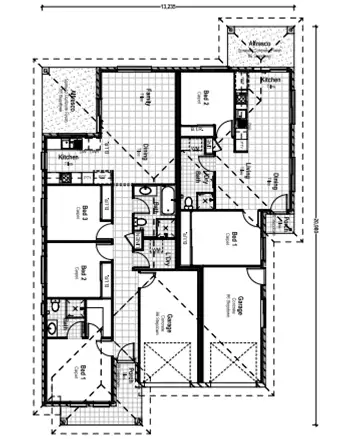 Floorplan of Homely house listing, Lot 329 Shortland Drive, Aberglasslyn NSW 2320