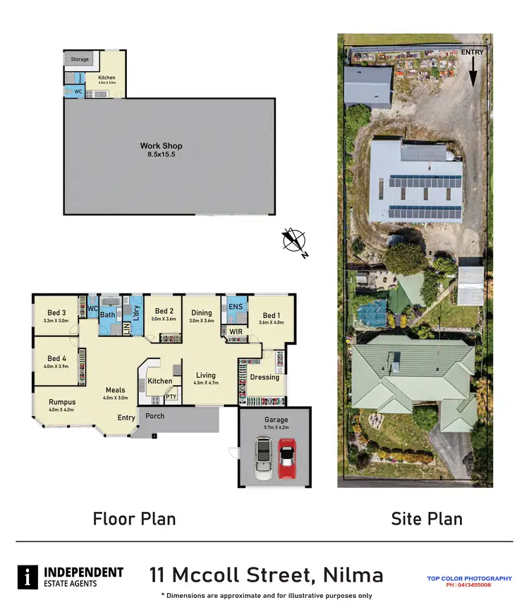 Floorplan of Homely house listing, 11 McColl Street, Nilma VIC 3821