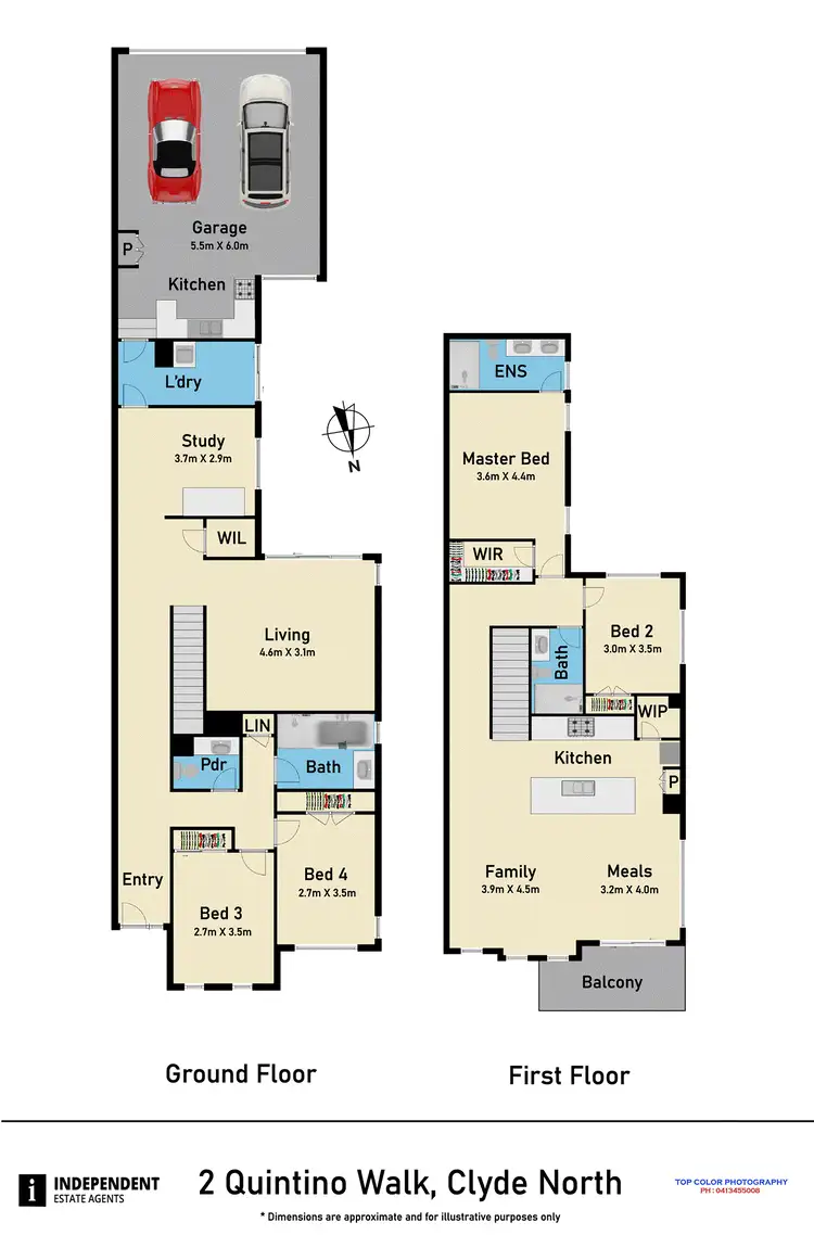 Floorplan of Homely house listing, 2 Quintino Walk, Clyde North VIC 3978