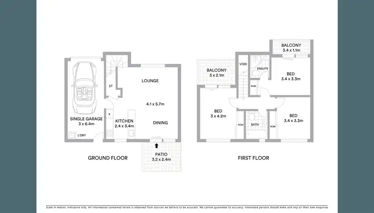 Floorplan of Homely townhouse listing, 7/350 Fairfield Road, Yeronga QLD 4104