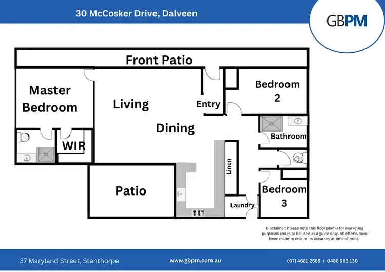 Floorplan of Homely rural property listing, 30 McCosker Drive, Dalveen QLD 4374
