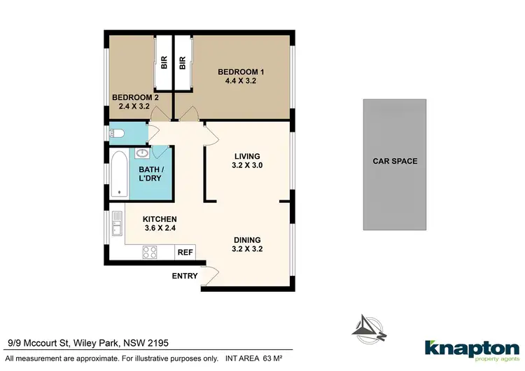 Floorplan of Homely unit listing, 9/9 McCourt Street, Wiley Park NSW 2195