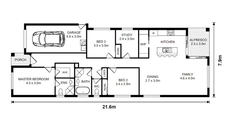 Floorplan of Homely house listing, Lot 4002 Yaldara Street, Gledswood Hills NSW 2557