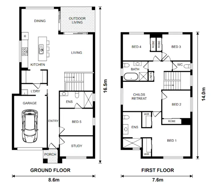 Floorplan of Homely house listing, Lot 147 Thoroughbred Drive, Cobbitty NSW 2570