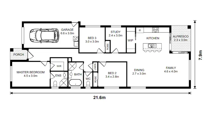 Floorplan of Homely house listing, Lot 62 Commercial Road, Oakville NSW 2765