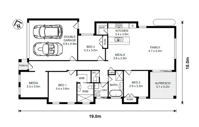 Floorplan of Homely house listing, Lot 942 Proposed Road, Wilton NSW 2571