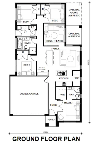Floorplan of Homely house listing, Lot 2117 Oran Park Drive, Oran Park NSW 2570