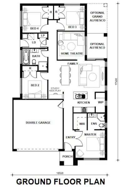 Floorplan of Homely house listing, Lot 2001 Oran Park Drive, Oran Park NSW 2570