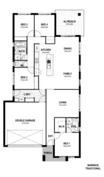 Floorplan of Homely house listing, Lot 4212 Glenthorne Street, Redland Bay QLD 4165