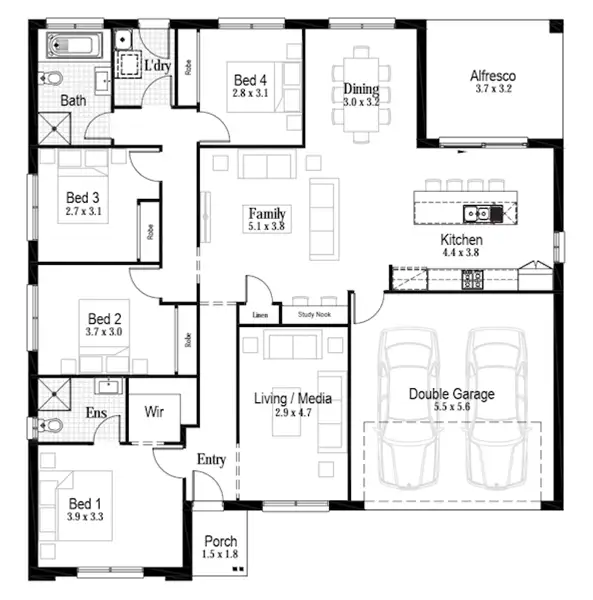 Floorplan of Homely house listing, Lot 40 Proposed Road, Glenvale QLD 4350