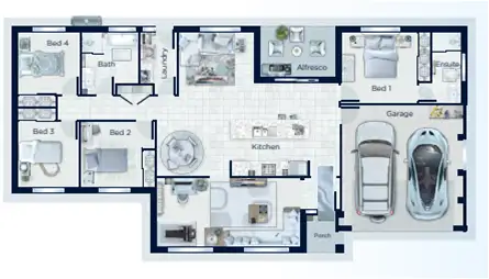 Floorplan of Homely house listing, Lot 1/Stage 13 William Tester Drive, Cliftleigh NSW 2321