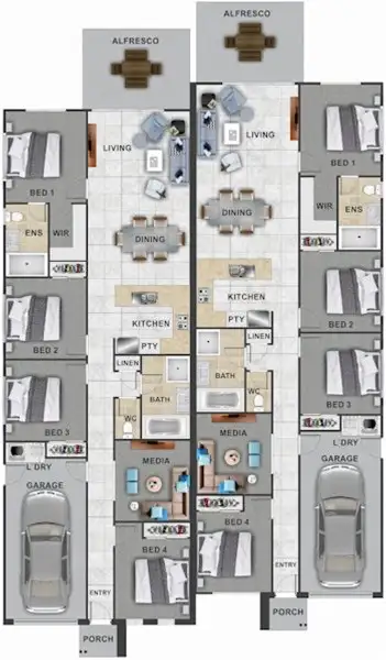 Floorplan of Homely house listing, Lot 319 Harlington Avenue, Farley NSW 2320