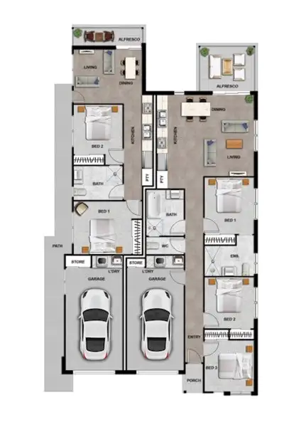 Floorplan of Homely house listing, Lot 463 Broadmeadow Way, Cameron Park NSW 2285