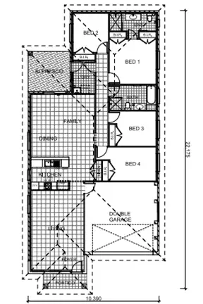 Floorplan of Homely house listing, Lot 152 Heaghney Street, Lochinvar NSW 2321