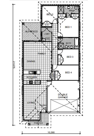 Floorplan of Homely house listing, Lot 145 Heaghney Street, Lochinvar NSW 2321