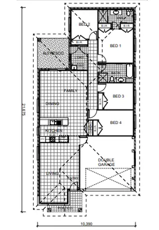 Floorplan of Homely house listing, Lot 145 Heaghney Street, Lochinvar NSW 2321