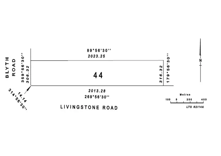 Floorplan of Homely land listing, 200 Livingston Road, Livingstone NT 822