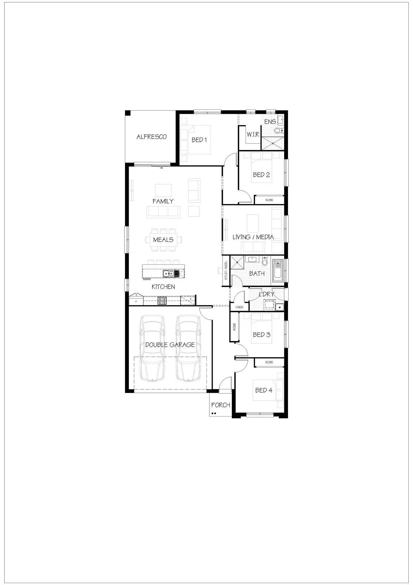 Floorplan of Homely house listing, 221 Manning Way, Cameron Park NSW 2285
