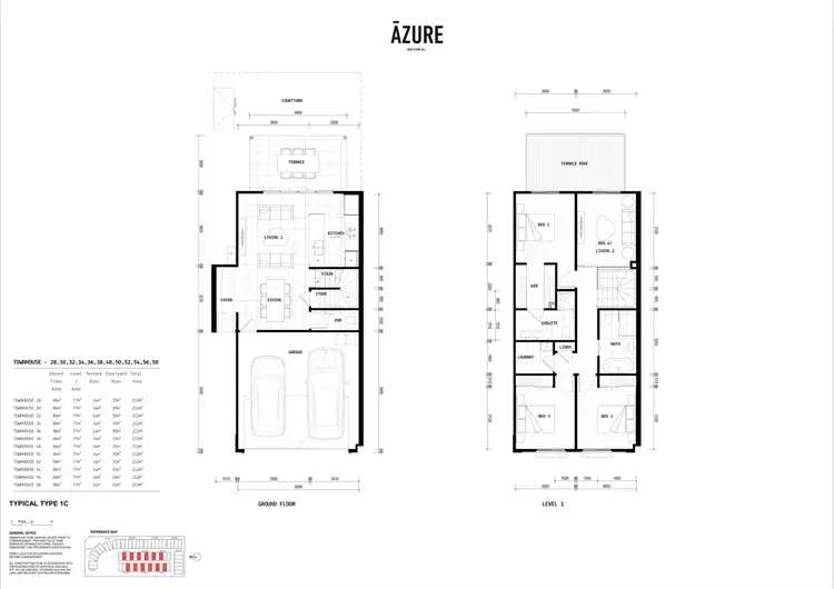 Floorplan of Homely townhouse listing, 28/42-48 Sturgeon street, Ormiston QLD 4160