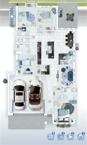 Floorplan of Homely house listing, Lot 206 Saddlers Street, Kearneys Spring QLD 4350