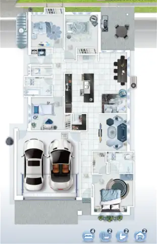 Floorplan of Homely house listing, Lot 229 Gollan Circuit, Kearneys Spring QLD 4350