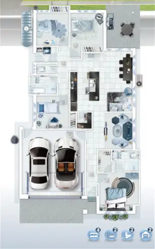 Floorplan of Homely house listing, Lot 238 Gollan Circuit, Kearneys Spring QLD 4350