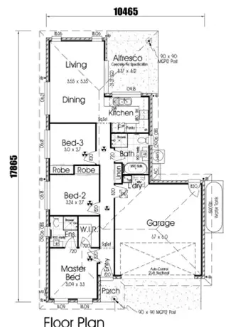 Floorplan of Homely house listing, Lot 207 Saddlers Street, Kearneys Spring QLD 4350