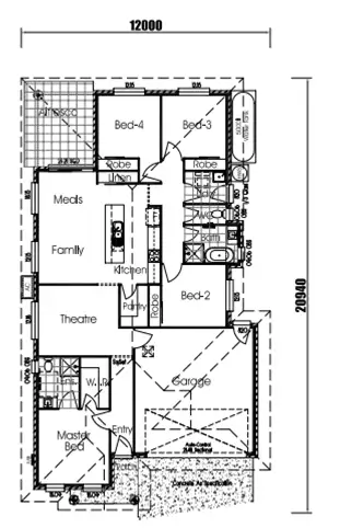 Floorplan of Homely house listing, Lot 206 Saddlers Street, Kearneys Spring QLD 4350