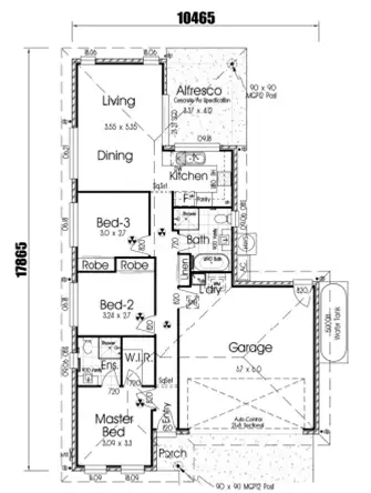 Floorplan of Homely house listing, Lot 13 New Road, Bracken Ridge QLD 4017