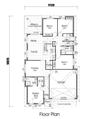 Floorplan of Homely house listing, Lot 59/Stage 2 2 Road, Rosenthal Heights QLD 4370