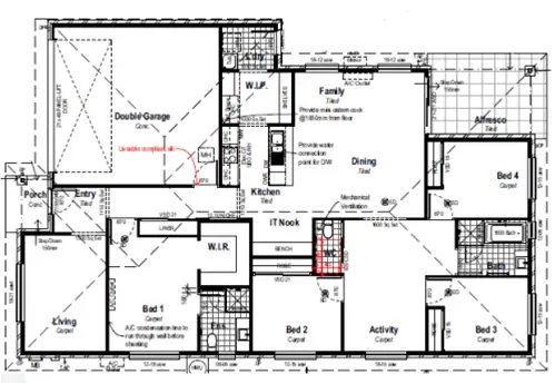 Floorplan of Homely house listing, Lot 73 New Road, Coral Cove QLD 4670