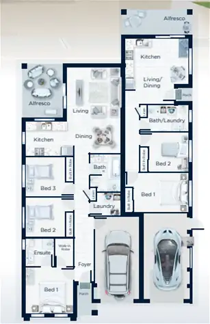 Floorplan of Homely house listing, Lot 404/Stage 4 Lilac Avenue, Lochinvar NSW 2321