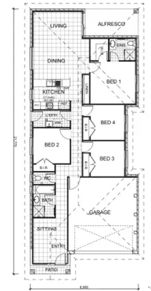 Floorplan of Homely house listing, Lot 29 Marlowe Avenue, Anambah NSW 2320
