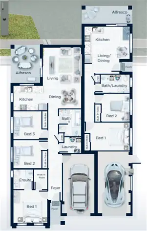 Floorplan of Homely house listing, Lot 159 Hillgate Drive, Thornton NSW 2322