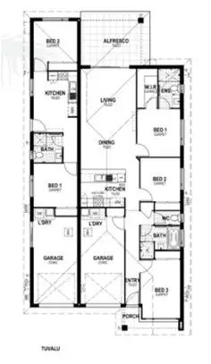 Floorplan of Homely house listing, Lot 324/23 Leyland Circuit, Lochinvar NSW 2321