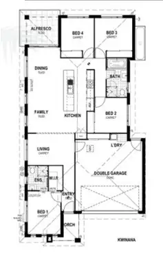 Floorplan of Homely house listing, Lot 428 Linaria Way, Lochinvar NSW 2321