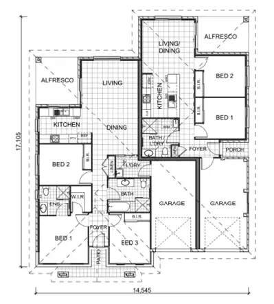 Floorplan of Homely house listing, Lot 509 Loane Circuit, Farley NSW 2320
