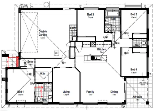 Floorplan of Homely house listing, Lot 4 Cambooya Street, Drayton QLD 4350