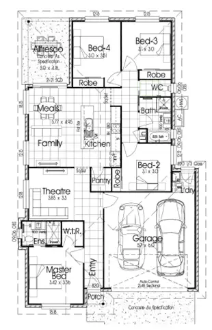 Floorplan of Homely house listing, Lot 171 Vassallo Drive, Rookwood QLD 4871