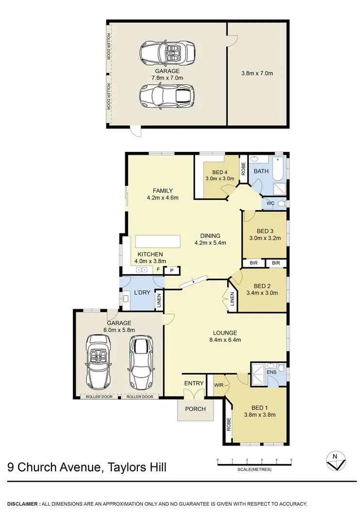 Floorplan of Homely house listing, 9 Church Avenue, Taylors Hill VIC 3037